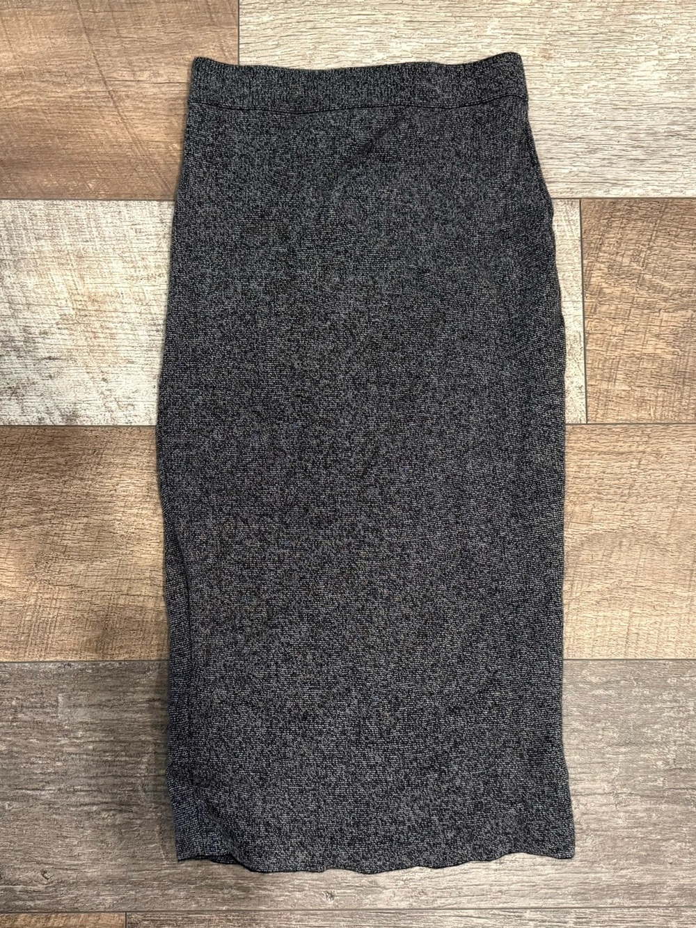Simons Charcoal Gray Knit Pencil Skirt